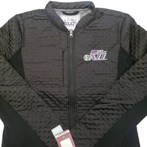 Touch NBA Throwback New Orleans Jazz Lead Off Jacket Womens Medium Slim Fit